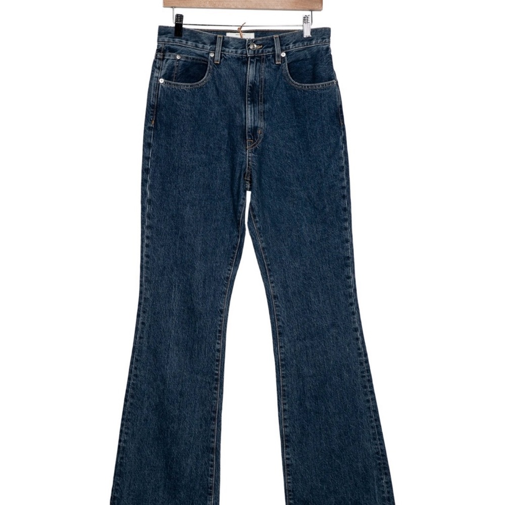 SLVRLAKE Dark Blue Wide Leg Jeans